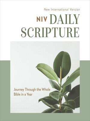 cover image of Daily Scripture Audio Bible—-New International Version, NIV